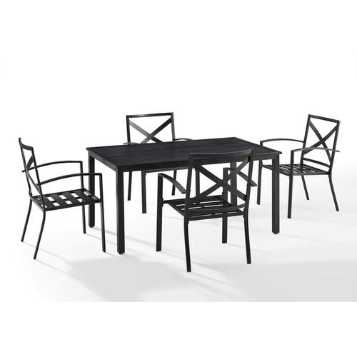 Crosley Kaplan Fabric 5pc Outdoor Dining Sets