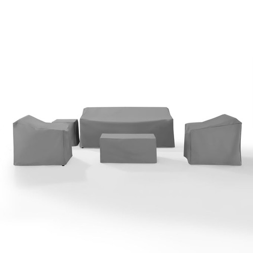 Crosley Gray 5pc Sofa Furniture Cover Sets