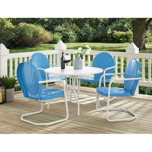 Crosley Griffith Metal 5pc Outdoor Dining Sets