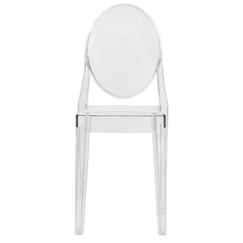 LeisureMod Marion Transparent Acrylic Chair