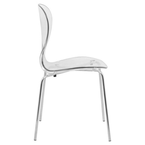 LeisureMod Oyster 4 Side Chairs