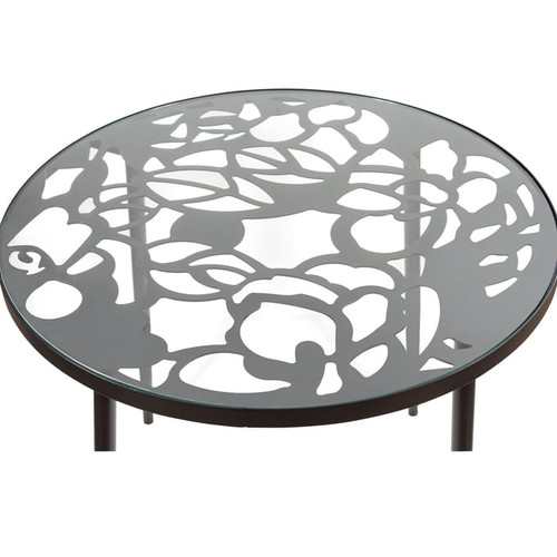 LeisureMod Devon Aluminum Outdoor Bistro Dining Tables