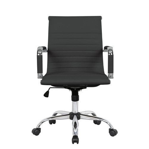 LeisureMod Harris Leatherette Office Chairs