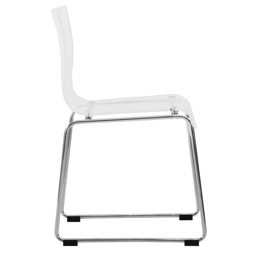 LeisureMod Lima Acrylic Chairs