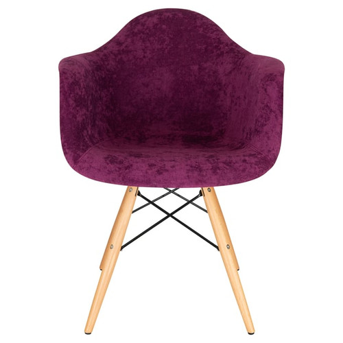 LeisureMod Willow Velvet Accent Chairs