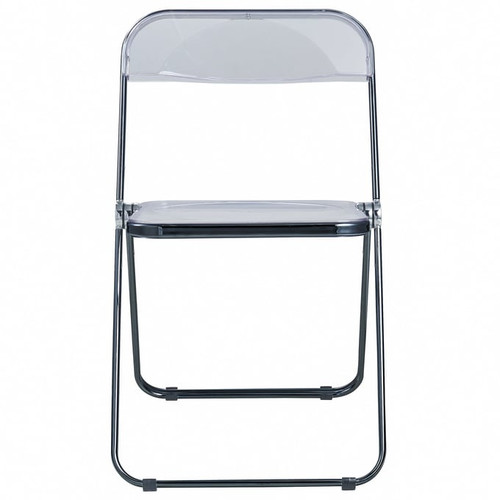 LeisureMod Lawrence Folding Chairs With Metal Frame