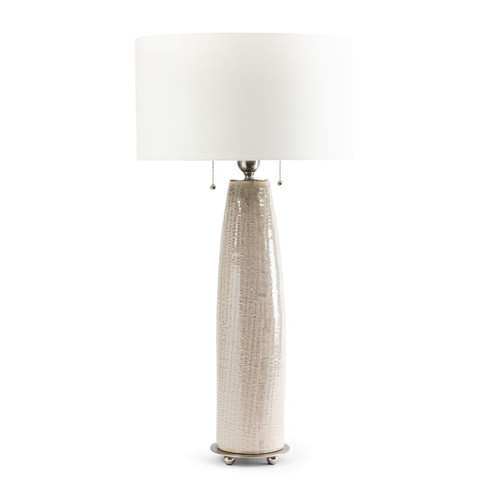 2 Crestview Collection Barclay Cream White Table Lamps