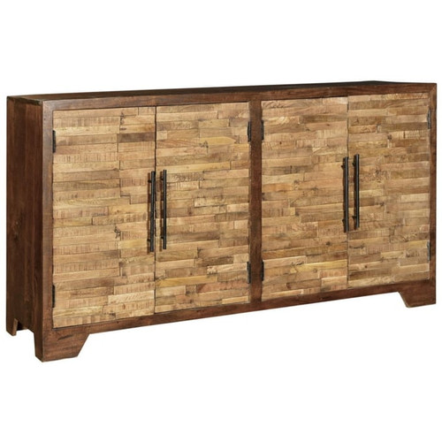 Crestview Collection Bengal Manor Random Strips Sideboard