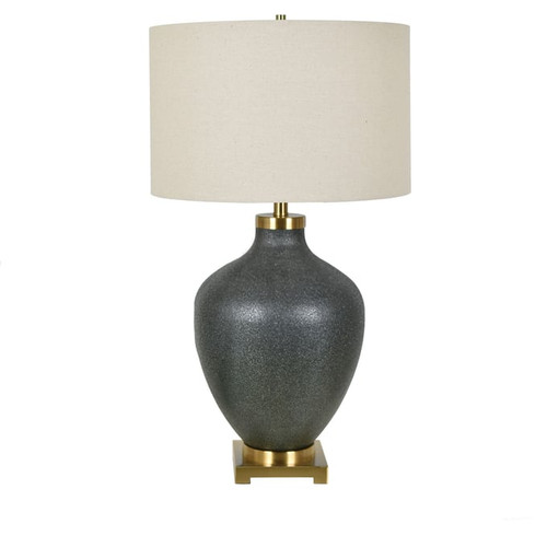 Crestview Collection Liam Black Oatmeal Table Lamp