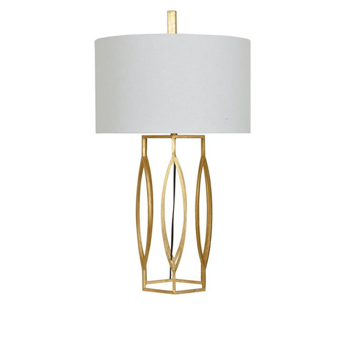 Crestview Collection Global Gold Leaf Table Lamp