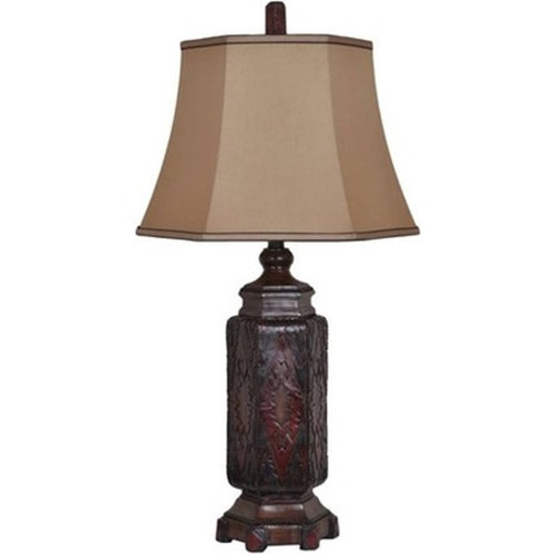 2 Crestview Collection Reservation Taupe Table Lamps