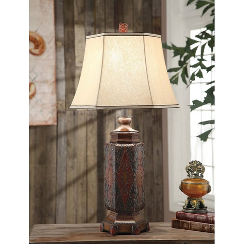 2 Crestview Collection Reservation Taupe Table Lamps