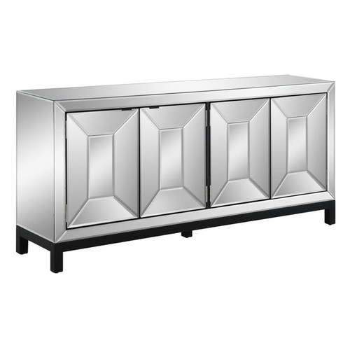 Crestview Collection Grand Beveled Mirror Sideboard