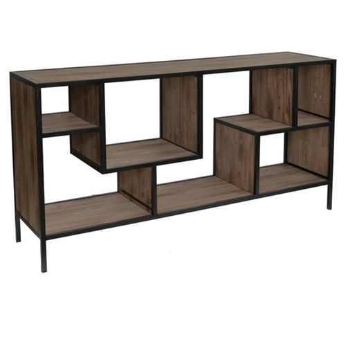 Crestview Collection Fleetwood Angled Console Table