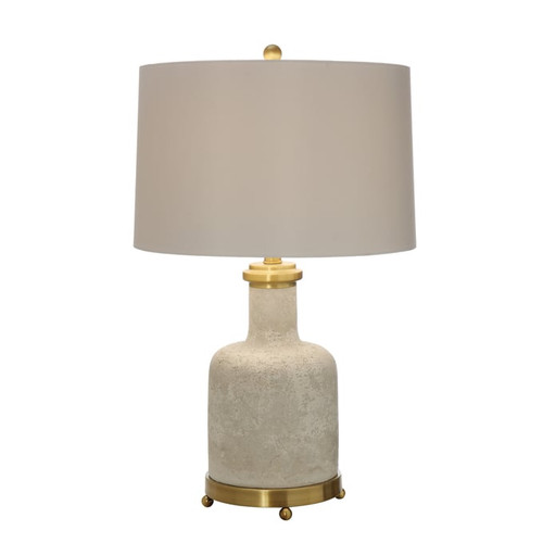 2 Crestview Collection Stone White Table Lamps
