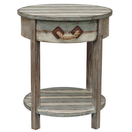 Crestview Collection Nantucket Weathered Accent Table