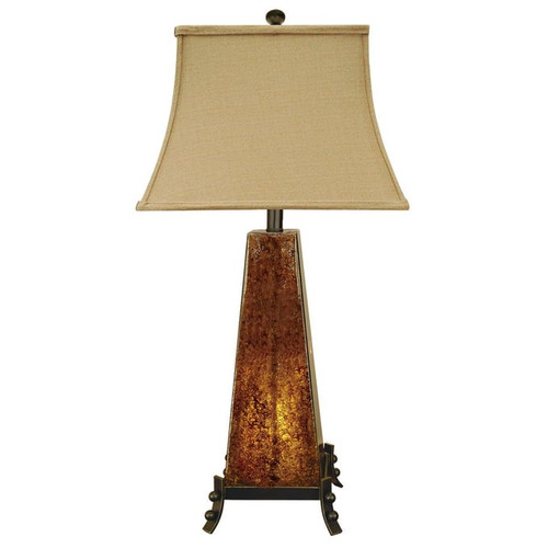 2 Crestview Collection Roxy Amber Table Lamps