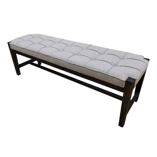 Crestview Collection Dixon Tufted Seat Bench