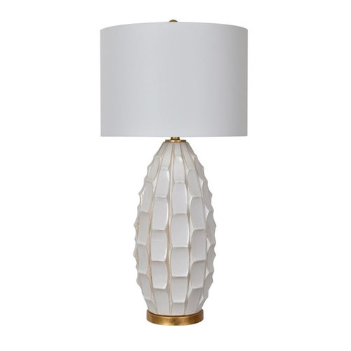 Crestview Collection Cambridge Gold White Washed Table Lamp