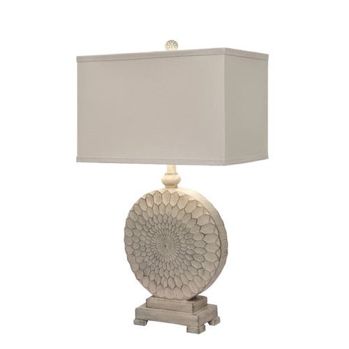 2 Crestview Collection Sundance Cake Cream Table Lamps