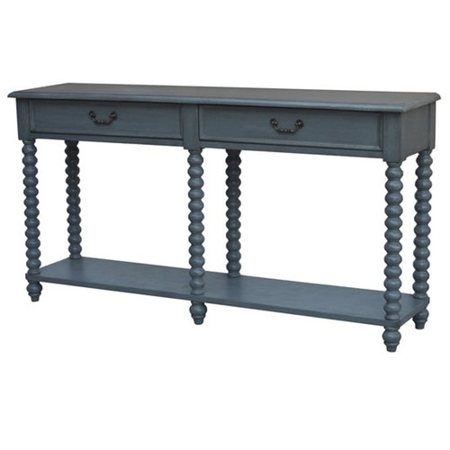 Crestview Collection Morrisey Grey 2 Drawers Console Table