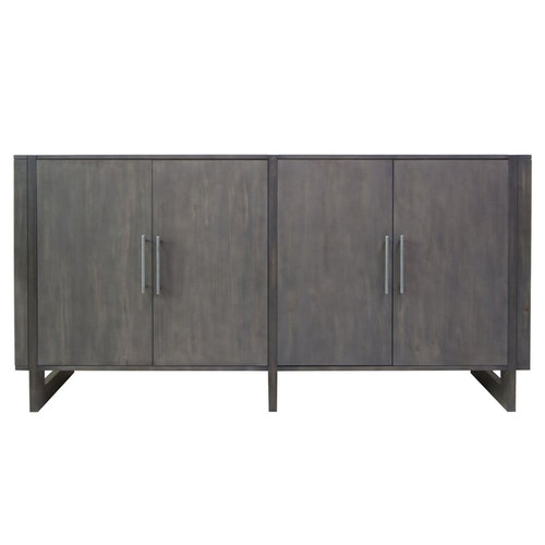 Crestview Collection Hawthorne Estate Two Tone Grey 4 Doors Sideboard