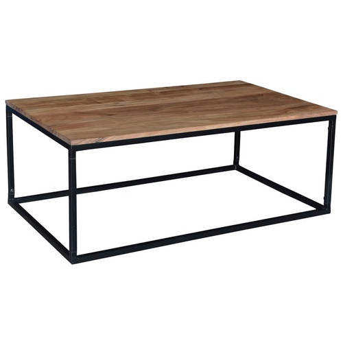 Crestview Collection Wood Rectangle Coffee Table