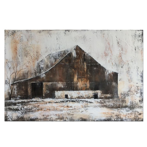 Crestview Collection Rusty Farm Wall Art