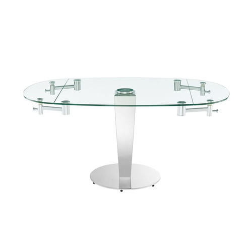 Casabianca Home Enzo Clear Dining Table
