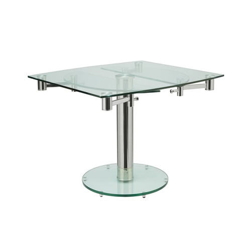 Casabianca Home Thao Clear Glass Dining Table