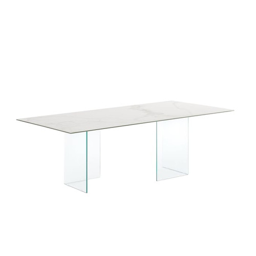 Casabianca Home Miami White Dining Table