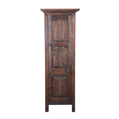 Sunset Trading Shabby Chic Cottage Raftwood Brown Tall 2 Door Cabinet