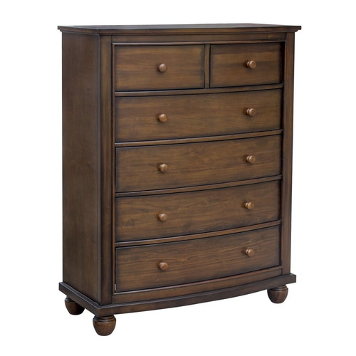 Sunset Trading Bahama Shutter Tropical Walnut 6 Drawers Chest