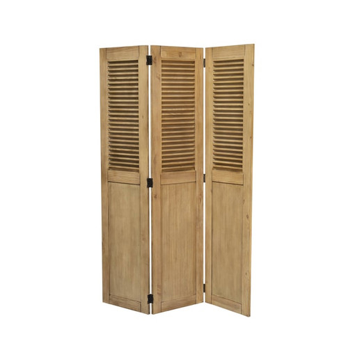 Sunset Trading Vintage Casual Natural Maple Wood Room Divider