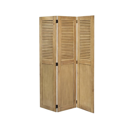 Sunset Trading Vintage Casual Natural Maple Wood Room Divider