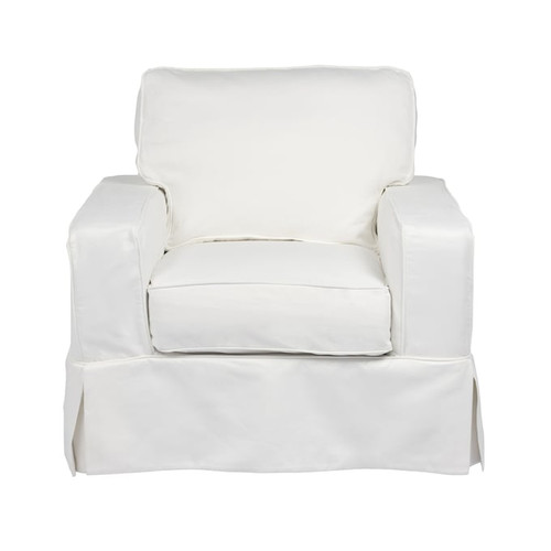 Sunset Trading Americana Box Cushion Chair and Ottoman Slipcover Sets