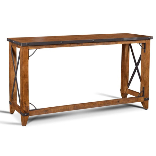 Sunset Trading Rustic City Natural Oak Counter Height Dining Table