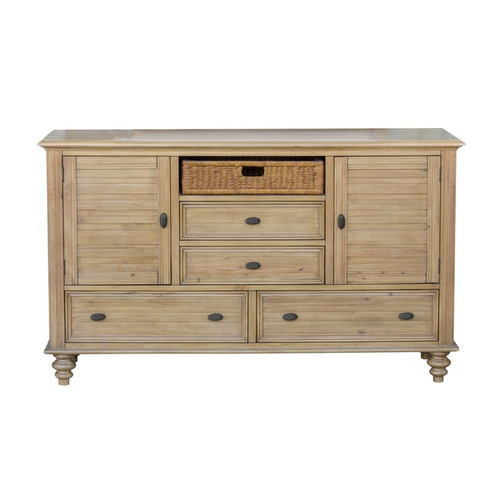 Sunset Trading Vintage Casual Natural Maple Dresser