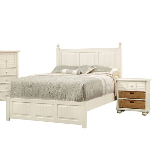 Sunset Trading Ice Cream At The Beach White 2pc Bedroom Set with King Bed