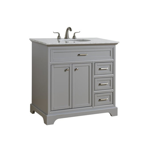 Elegant Decor Americana 36 Inch Single Bathroom Vanity Sets