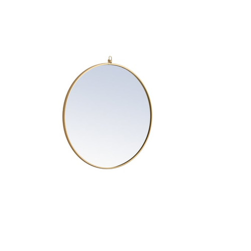Elegant Decor Eternity Decorative Hook 28 Inch Round Mirrors