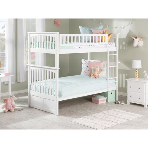 AFI Furnishings Columbia Bunk Beds with Ladder
