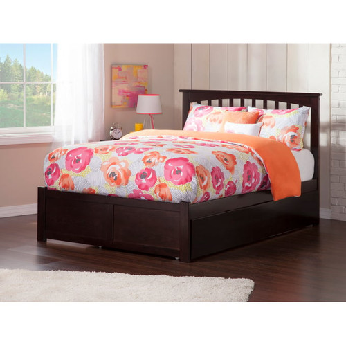 AFI Furnishings Mission Queen Bed with Twin XL Trundle