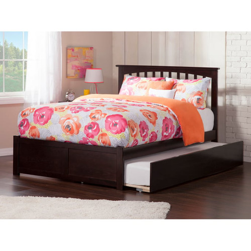 AFI Furnishings Mission Queen Bed with Twin XL Trundle