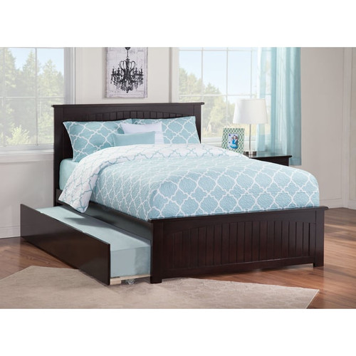 AFI Furnishings Nantucket Queen Bed with Matching Footboard and Twin XL Trundle