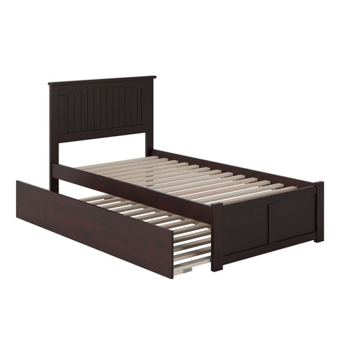 AFI Furnishings Nantucket Twin XL Beds with Footboard and Twin XL Trundle