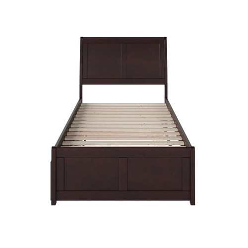 AFI Furnishings Portland Platform Urban Trundle Beds with Matching Footboard