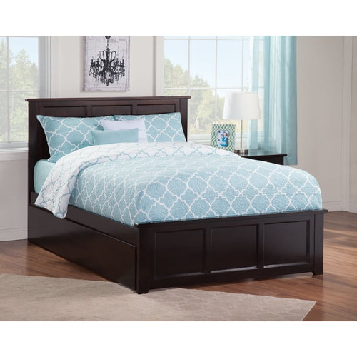 AFI Furnishings Madison Queen Bed with Matching Footboard and Twin XL Trundle