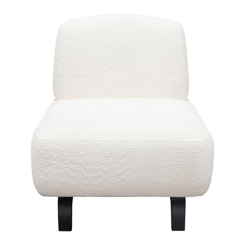 Diamond Sofa Vesper White Armless Chair