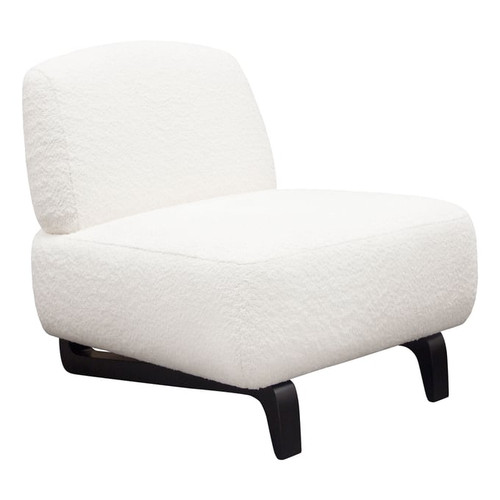 Diamond Sofa Vesper White Armless Chair